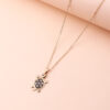 Cartoon Crystal Turtle Necklace for Women & Girls