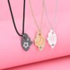 Elviragirl 3PCS Sun Moon Star BFF Friendship Necklace Set